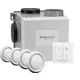 Itho Daalderop CVE-S ECO Optima Inside Paquete de alto rendimiento HP 415 m³/h + sensor de humedad + sensor de CO2 + RFT-N Auto control + 4 válvulas - tapón perilex