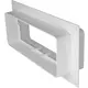 Brida de conexión rectangular de plástico 220x90mm (KFS29)