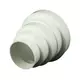 Reductor universal de ventilación de plástico para diámetro 80 a 150 mm VA80