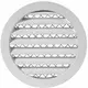 Rejilla de aluminio Ø125 blanco - MRA125W - RAL9016