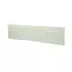 Ranura metálica rectangular 400x100 blanco - MR4010