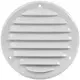Rejilla metálica de ventilación redonda 100 mm blanco - MR100 - RAL9016