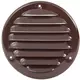 Rejilla de ventilación metálica redonda Ø 125 mm marrón - MR125B - RAL8016