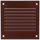 Rejilla metálica 100x100 mm marrón - MR1010B