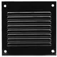 Rejilla metálica 100x100 mm negro - MR1010M - RAL9005