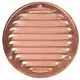 Rejilla metálica de ventilación redonda Ø 125 mm cobre - MR125Cu