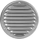 Rejilla de ventilación metálica redonda 100 mm gris - MR100P - RAL9006