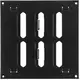 Rejilla metálica ajustable 150x150 negro - MR1515RM - RAL9005