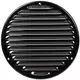 Rejilla de ventilación metálica redonda Ø 200 mm negro - MR200M - RAL9005