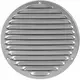 Rejilla de ventilación metálica redonda Ø 200 mm gris - MR200P - RAL9006
