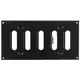 Rejilla metálica ajustable 200x100 negro - MR2010RM - RAL9005