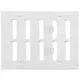 Rejilla metálica ajustable 200x150 blanco - MR2015R - RAL9016