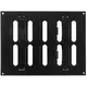 Rejilla metálica ajustable 200x150 negro - MR2015RM - RAL9005