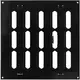 Rejilla metálica ajustable 200x200 negro - MR2020RM - RAL9005