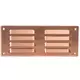 Rejilla de ventilación metálica cuadrada 260x105 mm cobre - MR26105Cu