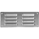 Rejilla de ventilación metálica cuadrada 260x105 mm acero inox. - MR26105i