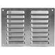 Rejilla de ventilación metálica cuadrada 260x190 mm aluminio - MR2619Al