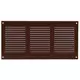 Rejilla metálica 300x150 mm marrón - MR3015B