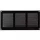 Rejilla metálica 300x150 mm negro - MR3015M - RAL9005