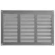 Rejilla metálica 300x200 mm gris - MR3020P
