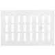 Rejilla metálica ajustable 300x200 mm blanco - MR3020R - RAL9016