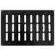 Rejilla metálica ajustable 300x200 negro - MR3020RM - RAL9005