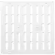 Rejilla metálica ajustable 300x300 blanco - MR3030R - RAL9016