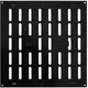 Rejilla metálica ajustable 300x300 negro - MR3030RM - RAL9005