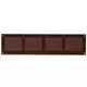 Rejilla metálica 400x100 mm marrón - MR4010B
