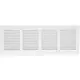Rejilla metálica 400x150 mm blanco - MR4015