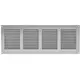Rejilla metálica 400x150 mm gris - MR4015P