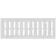 Rejilla metálica ajustable 400x150 mm blanco - MR4015R - RAL9016