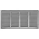 Rejilla metálica 400x200mm gris - MR4020P