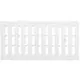 Rejilla metálica ajustable 400x200 mm blanco - MR4020R - RAL9016