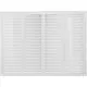 Rejilla metálica 400x300 mm blanco - MR4030