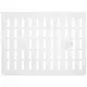 Rejilla metálica ajustable 400x300 blanco - MR4030R - RAL9016