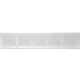 Ranura metálica rectangular 500x100 blanco - MR5010