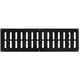 Rejilla metálica ajustable 500x150 negro - MR5015RM - RAL9005