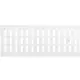 Rejilla metálica ajustable 500x200 mm blanco - MR5020R - RAL9016