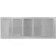 Rejilla metálica 500x200 mm galvanizada - MR5020Zn