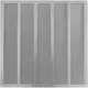 Rejilla metálica 500x500mm galvanizado - MR5050Zn