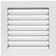Rejilla metálica industrial 200x200 mm blanca - MRF2020