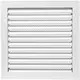 Rejilla metálica industrial 300x300 mm blanca - MRF3030