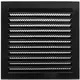 Rejilla metálica industrial 300x300 mm negro - MRF3030M