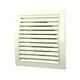 Rejilla de pared 190x190 - Ø125 blanco - ND12