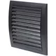 Rejilla de pared 190x190 mm antracita - N12A