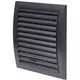 Rejilla de pared regulable 190x190 mm antracita - N12RA
