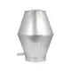 Deflector redondo 315 mm sendzimir galvanizado