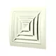 Difusor de techo cuadrada de 150x150 de diámetro: 100 blanco - ND10G