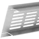 Rejilla de zócalo de aluminio - plata L=300mm x H=30mm -RA430S